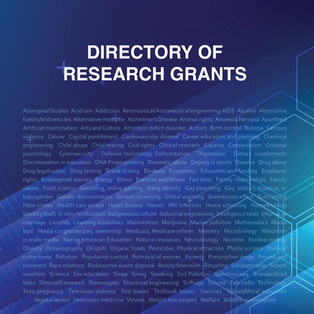 Directory of Research Grants, 46th Edition