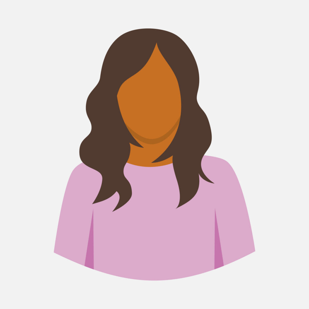 vecteezy faceless girl in purple shirt with beautiful wavy 17132958